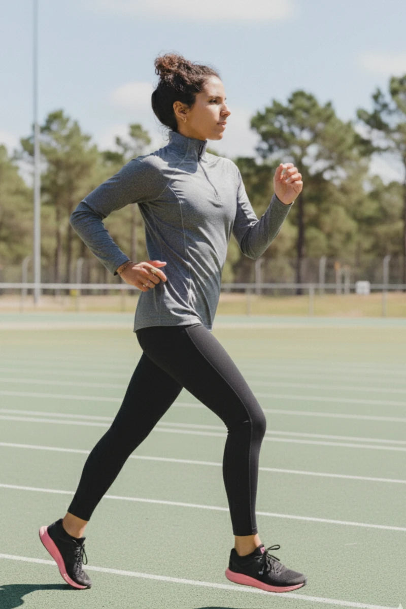 Pack "L'Endurante" Orion - T-shirt manches longues et legging long noir