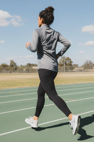 Pack "L'Endurante" Orion - T-shirt manches longues et legging long noir