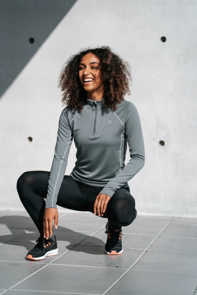 Pack "L'Endurante" Orion - T-shirt manches longues et legging long noir