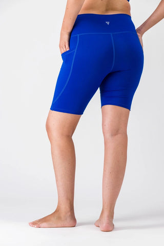 Pack spécial sport indoor  "La Lumineuse" Bleu - brassière et short