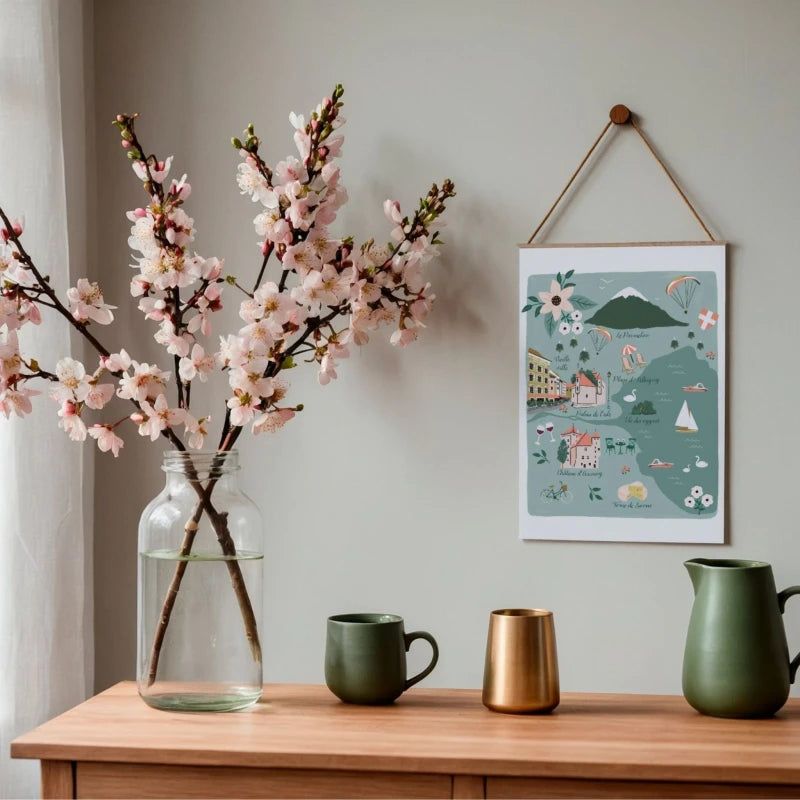 Annecy - Affiche illustration A3