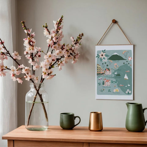 Annecy - Affiche illustration A3