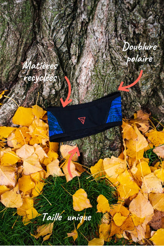 Bandeau sport femme hiver "L'Intrépide" - Chaud et stylé, écoresponsable