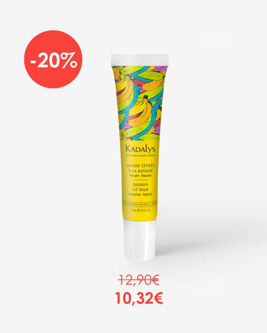 Baume Lèvres à la Banane 15ML - NOURRIT & PROTÈGE