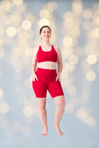 Pack Noël - La Lumineuse Rouge - Brassière et short