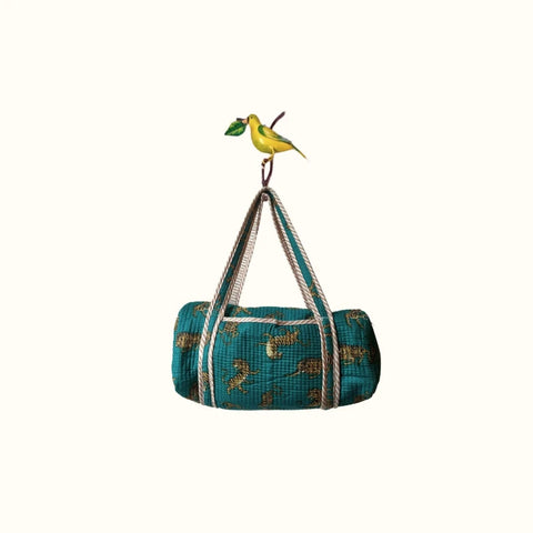 Petit sac enfant – "Dancing tiger in the bleu"