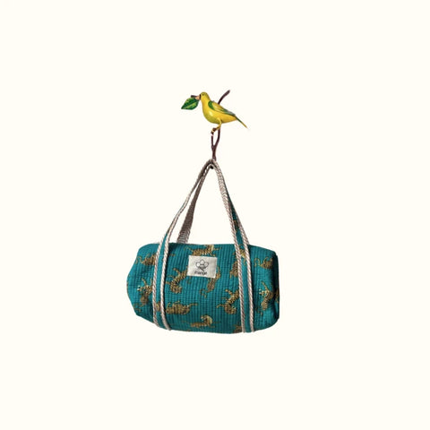 Petit sac enfant – "Dancing tiger in the bleu"