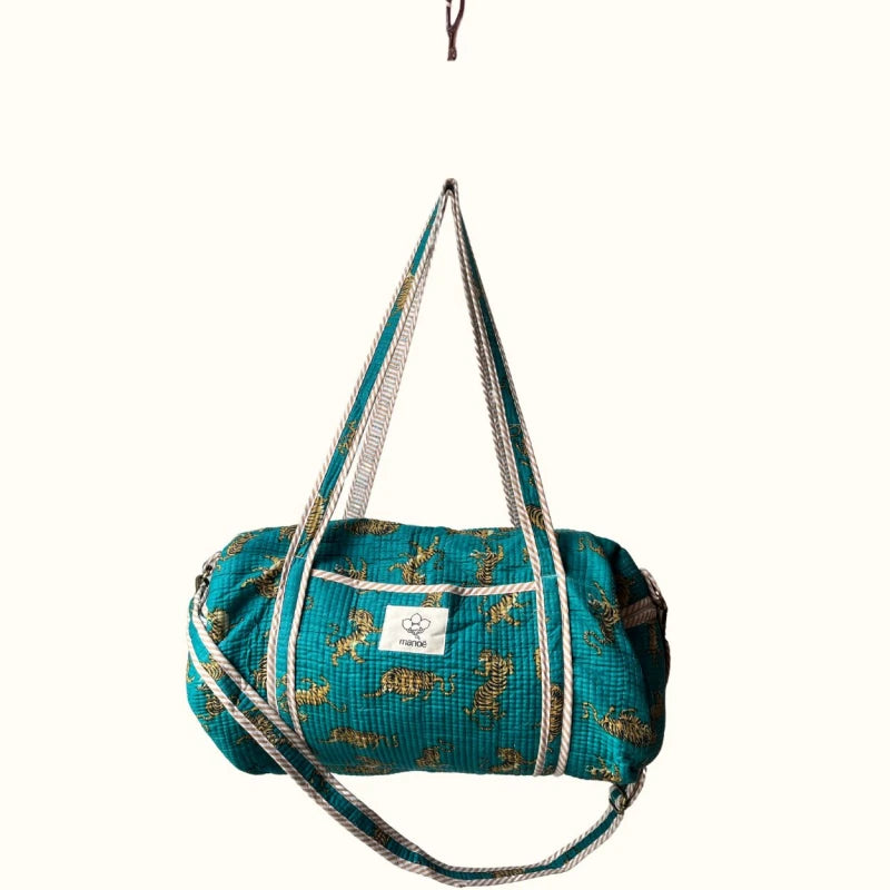 Sac à langer évolutif - "Dancing tiger in the bleu"