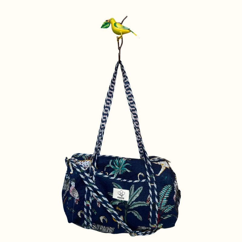 Sac de voyage matelassé "Midnight safari"