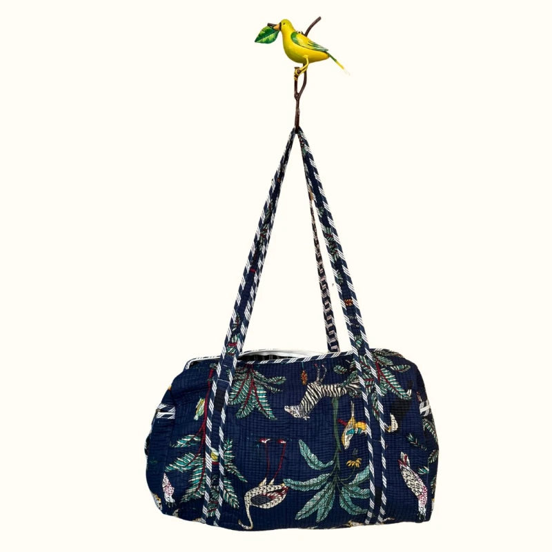 Sac de voyage matelassé "Midnight safari"