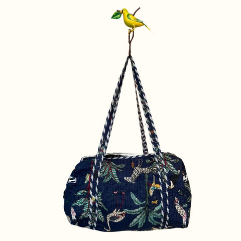 Sac de voyage matelassé "Midnight safari"