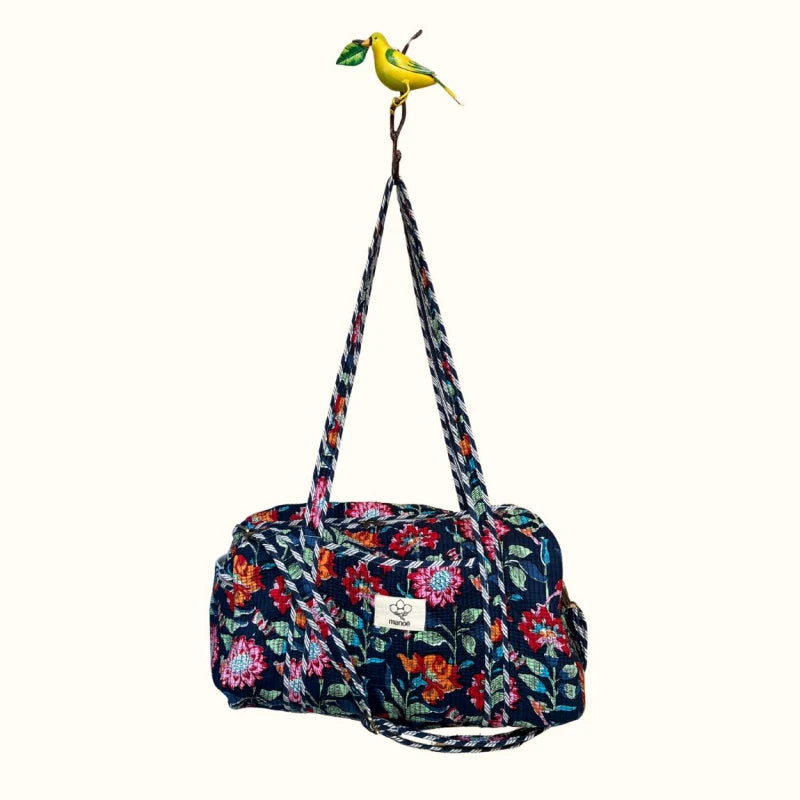 Sac de voyage matelassé – Indian Moonlight Flowers