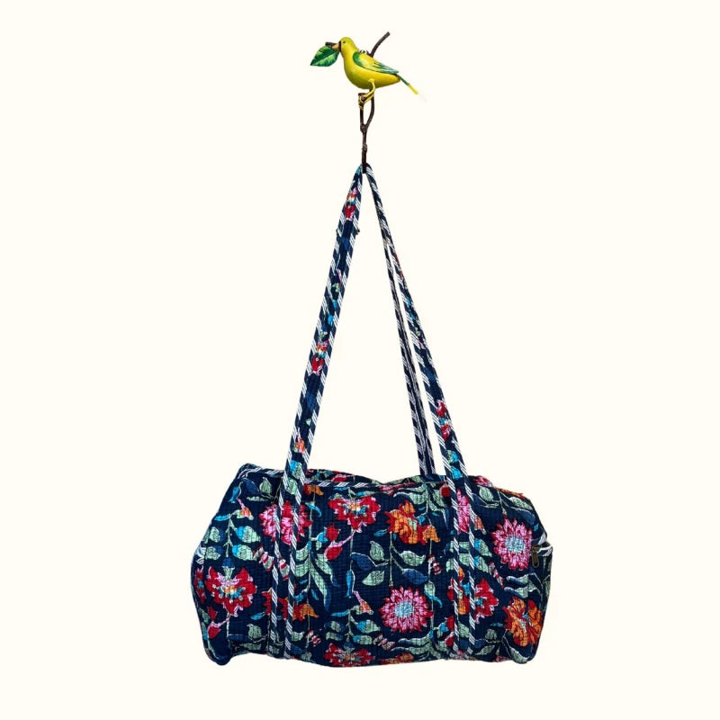 Sac de voyage matelassé – Indian Moonlight Flowers