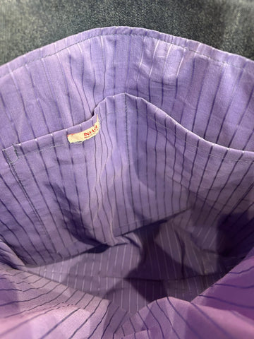 Sac Cabas jean et broderie main