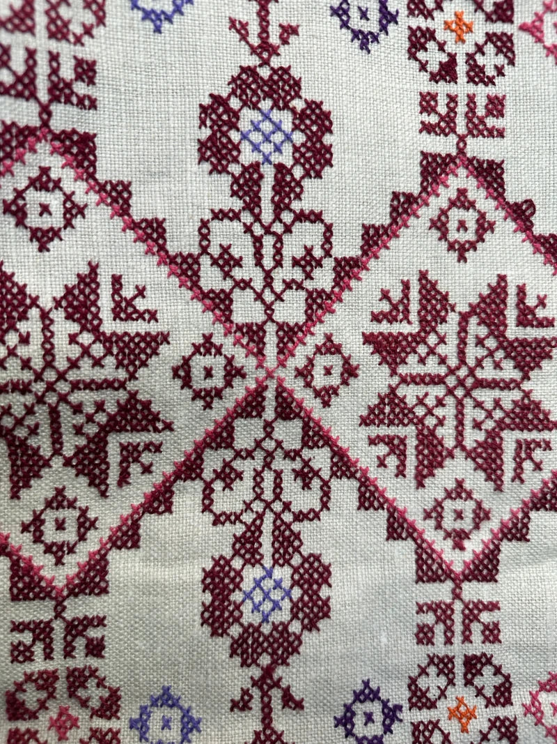 Sac Cabas jean et broderie main