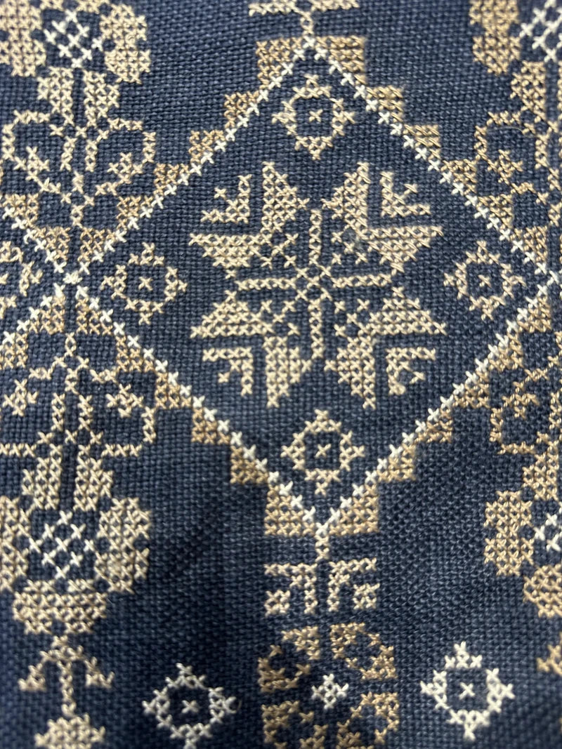 Sac Cabas jean et broderie main