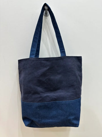 Sac Cabas jean et broderie main