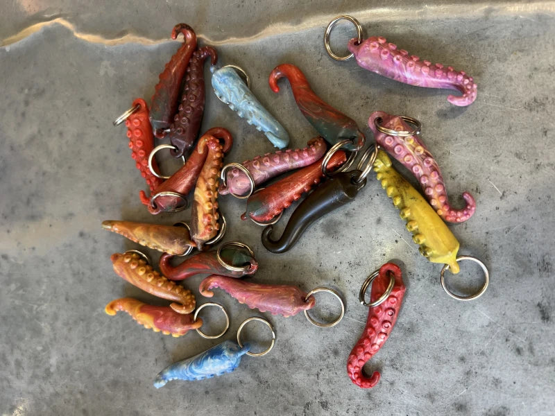 Porte-clefs tentacule