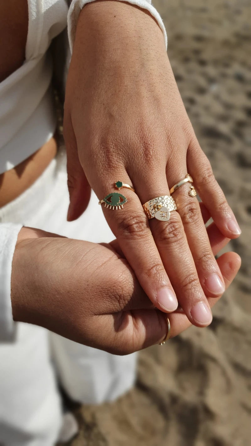 Bague pendentif Coeur Bienveillant