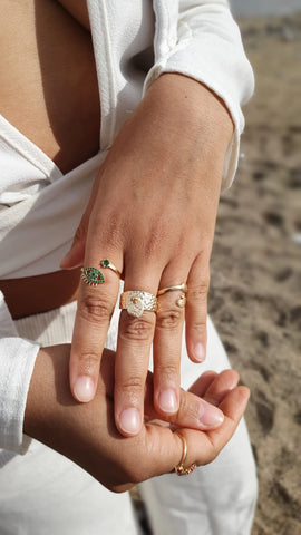 Bague pendentif Coeur Bienveillant