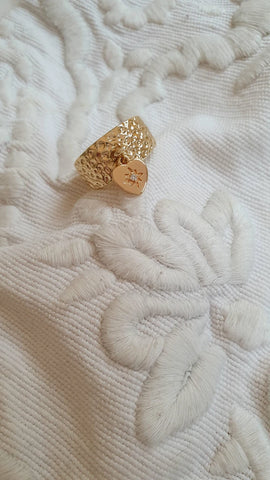 Bague pendentif Coeur Bienveillant