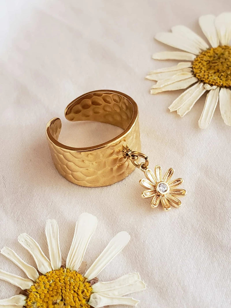 Bague Pâquerette or