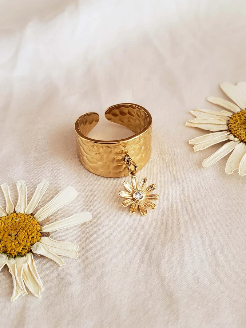 Bague Pâquerette or