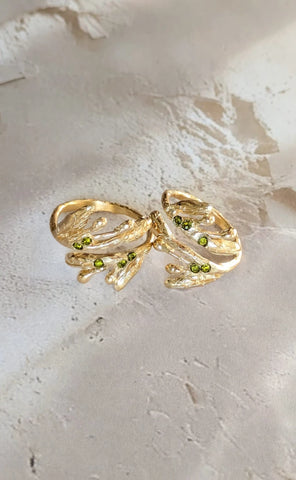 Bague feuilles d'olivier - L'olivera