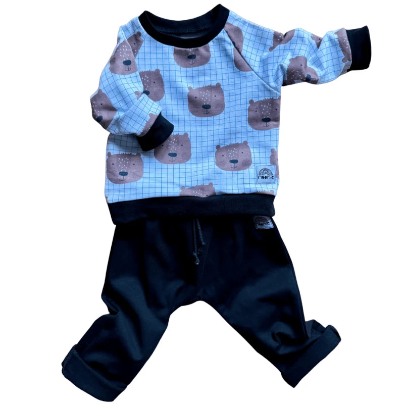 Sweat Ours carreaux - Moomie