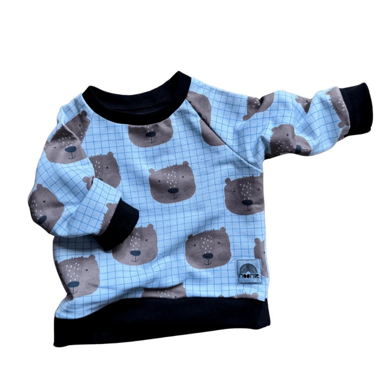 Sweat Ours carreaux - Moomie