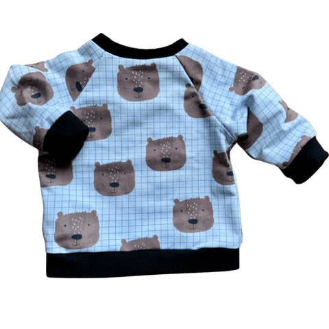 Sweat Ours carreaux - Moomie