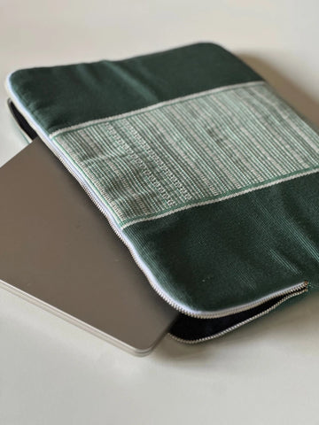 Housse d'ordinateur verte