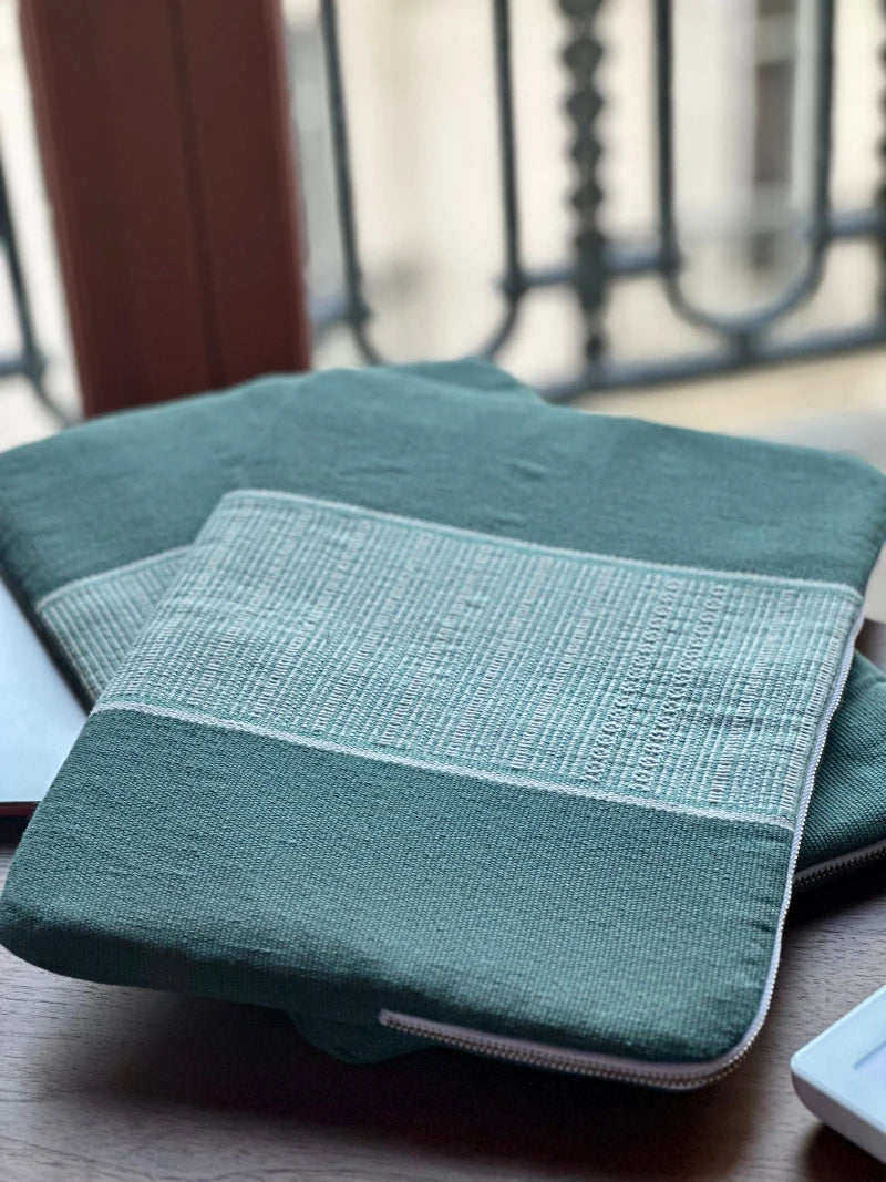 Housse d'ordinateur verte