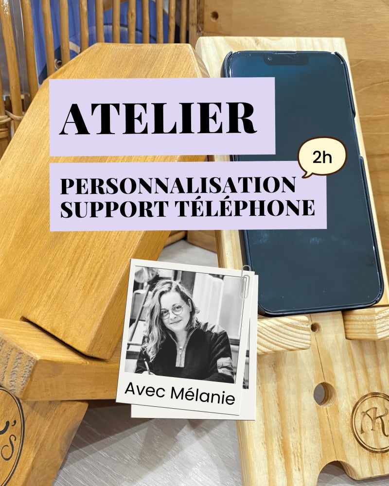 Atelier Peinture sur bois : Personnalisez votre support pour téléphone ou tablette