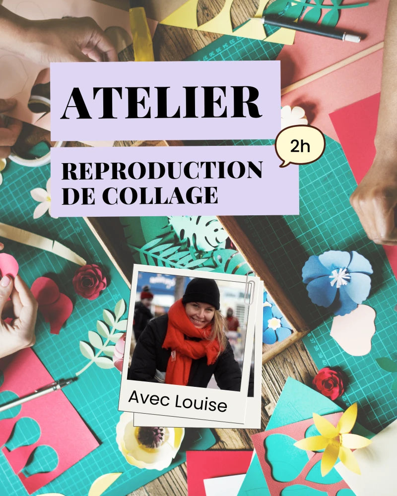 Atelier reproduction de technique : Collage