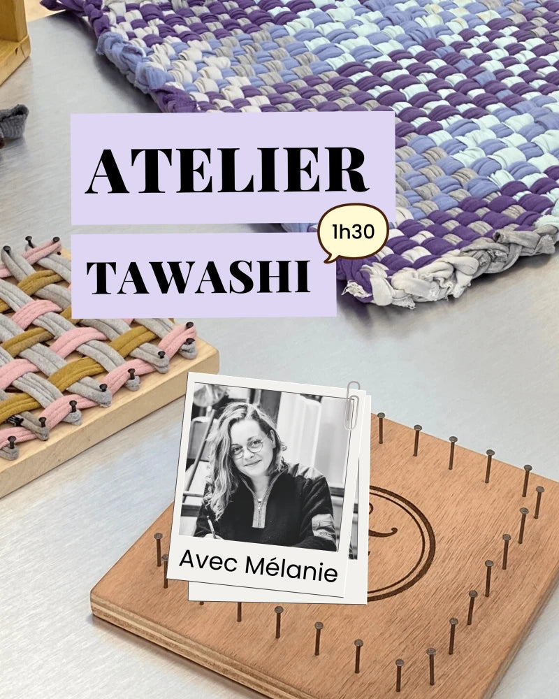 Atelier Fabrication de “Tawashi”, éponge japonaise