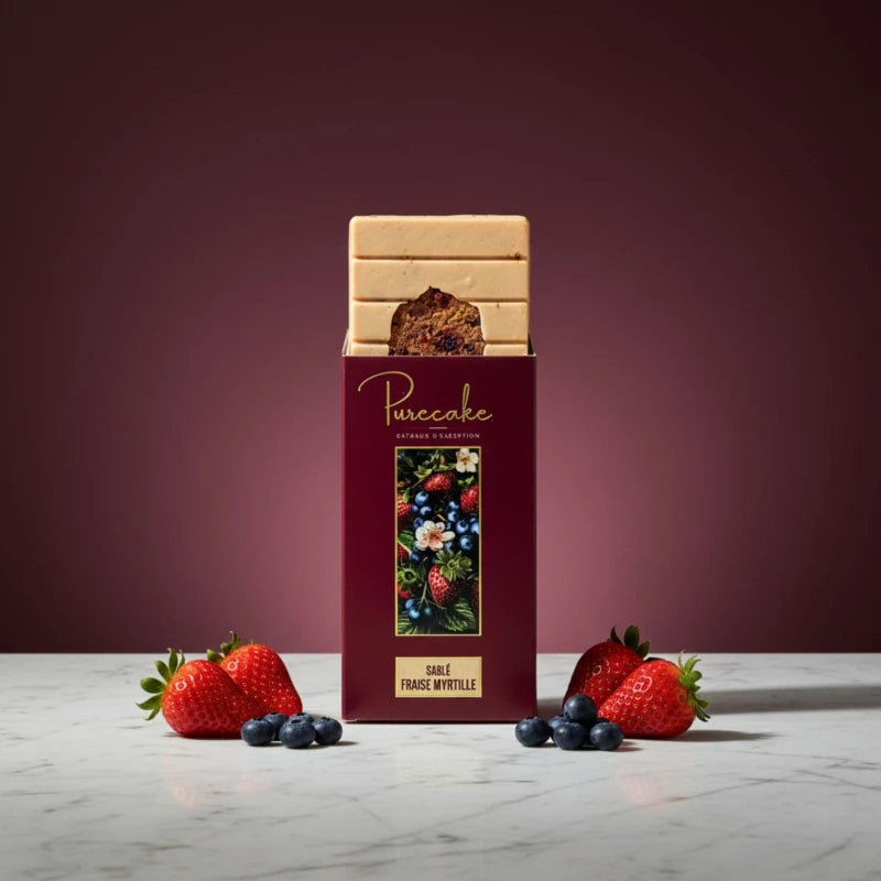 SABLÉ FRAISE MYRTILLE