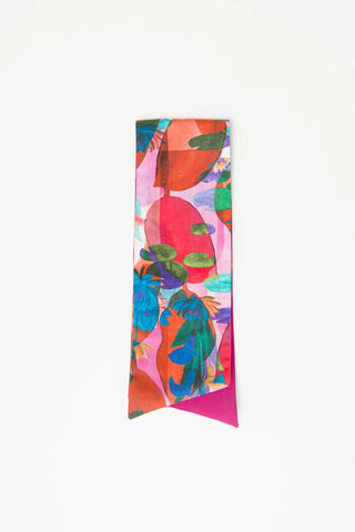 Orange Pink Reversible Hairband