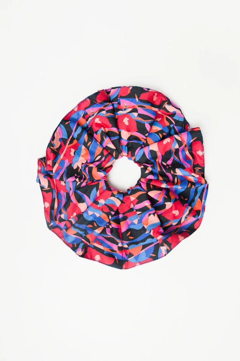 Red and blue Scrunchie