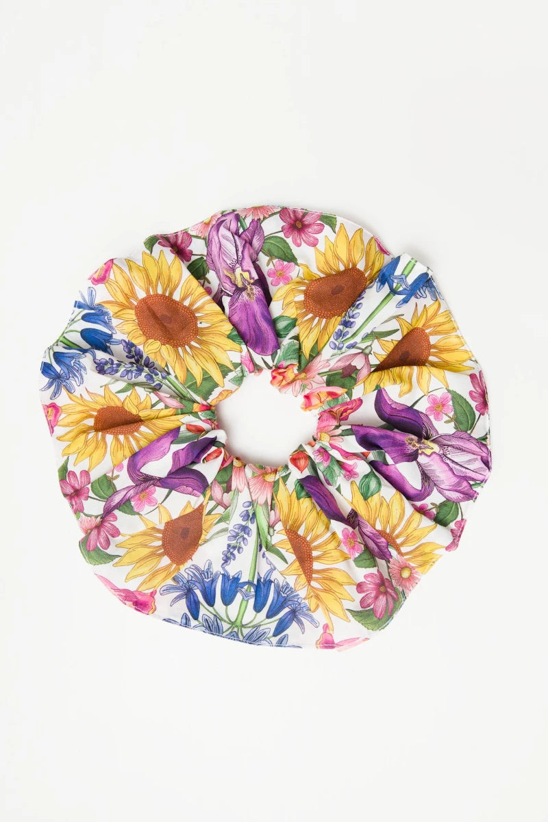 Big light floral Scrunchie