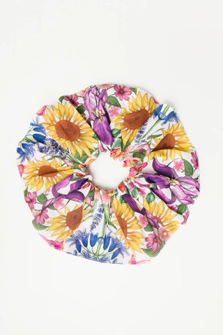 Big light floral Scrunchie