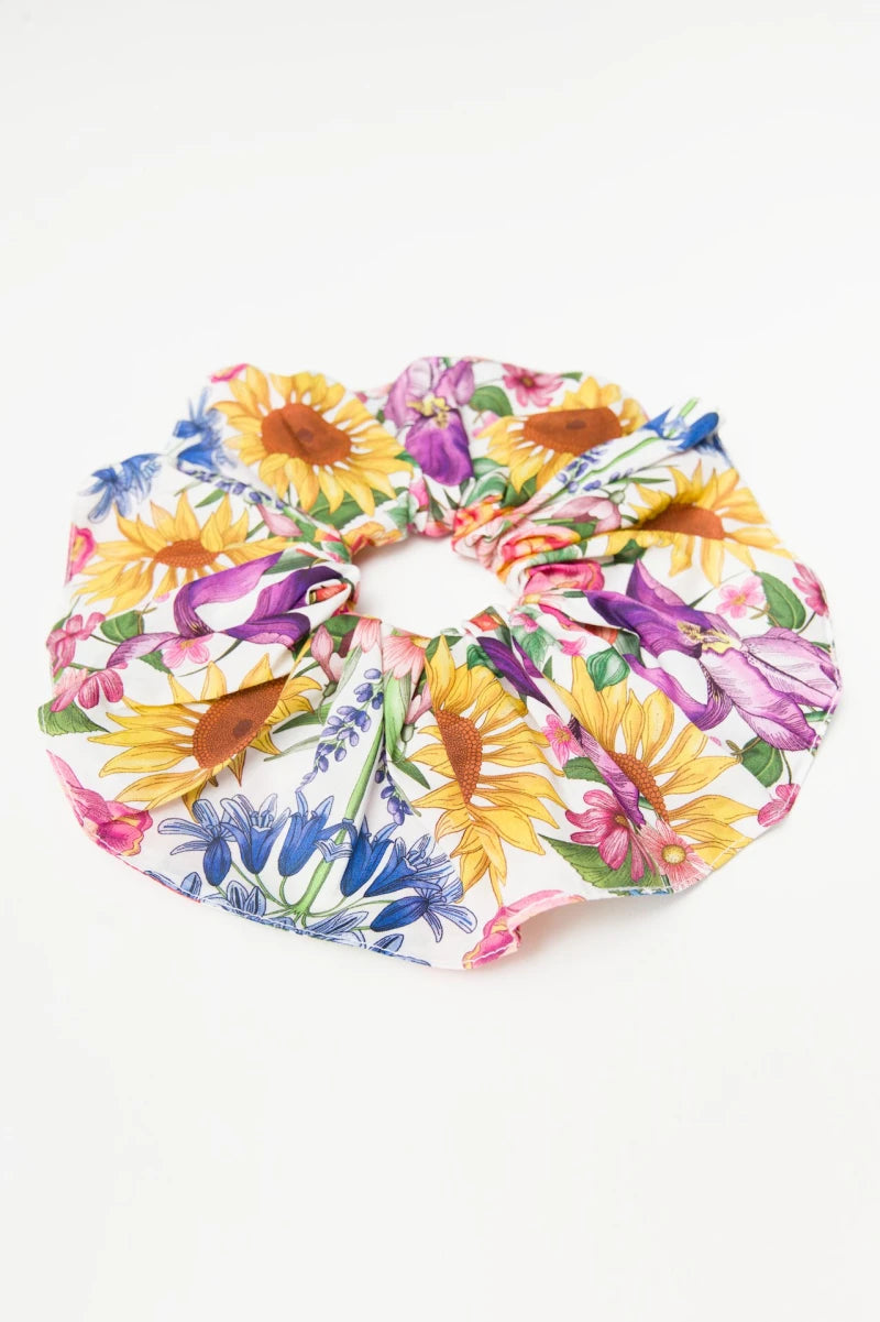 Big light floral Scrunchie