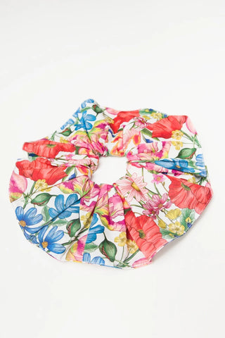 Big light floral Scrunchie