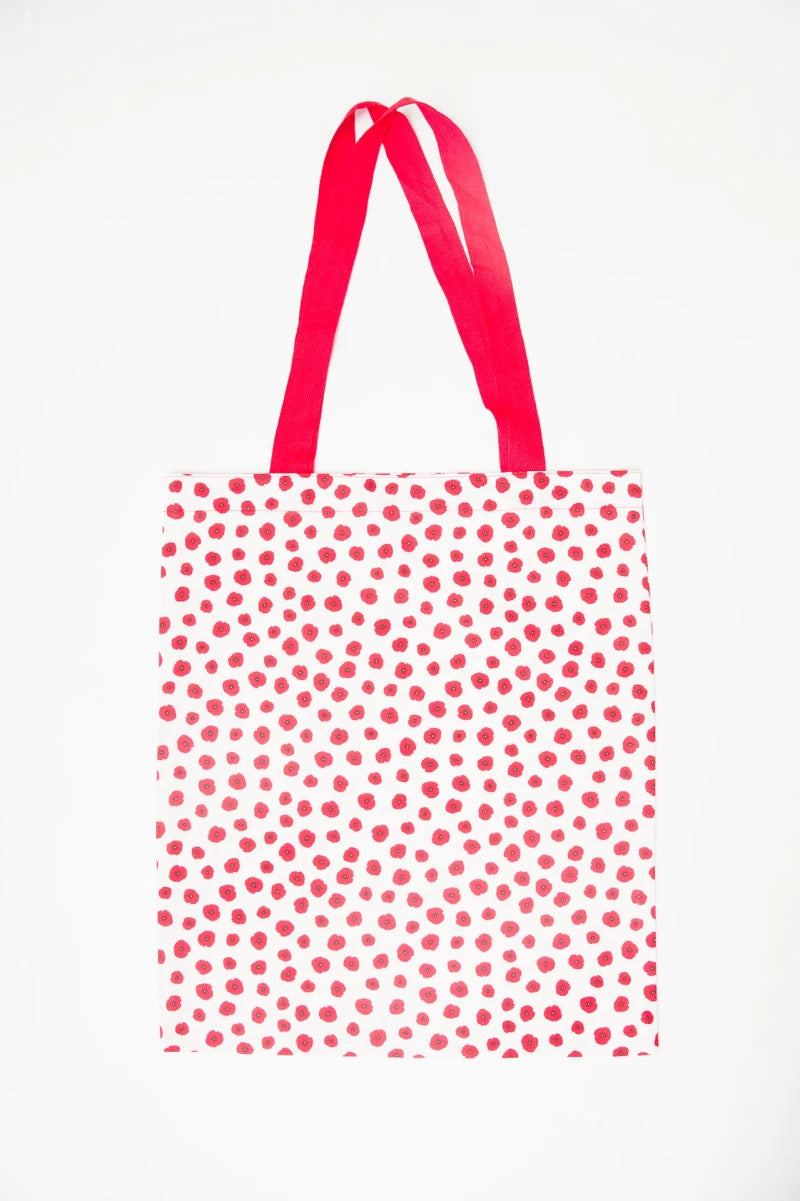 Papaveri Tote Bag (red floral)