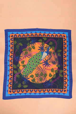 Peacock scarf
