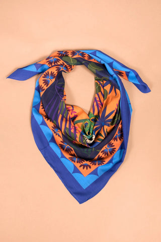Peacock scarf