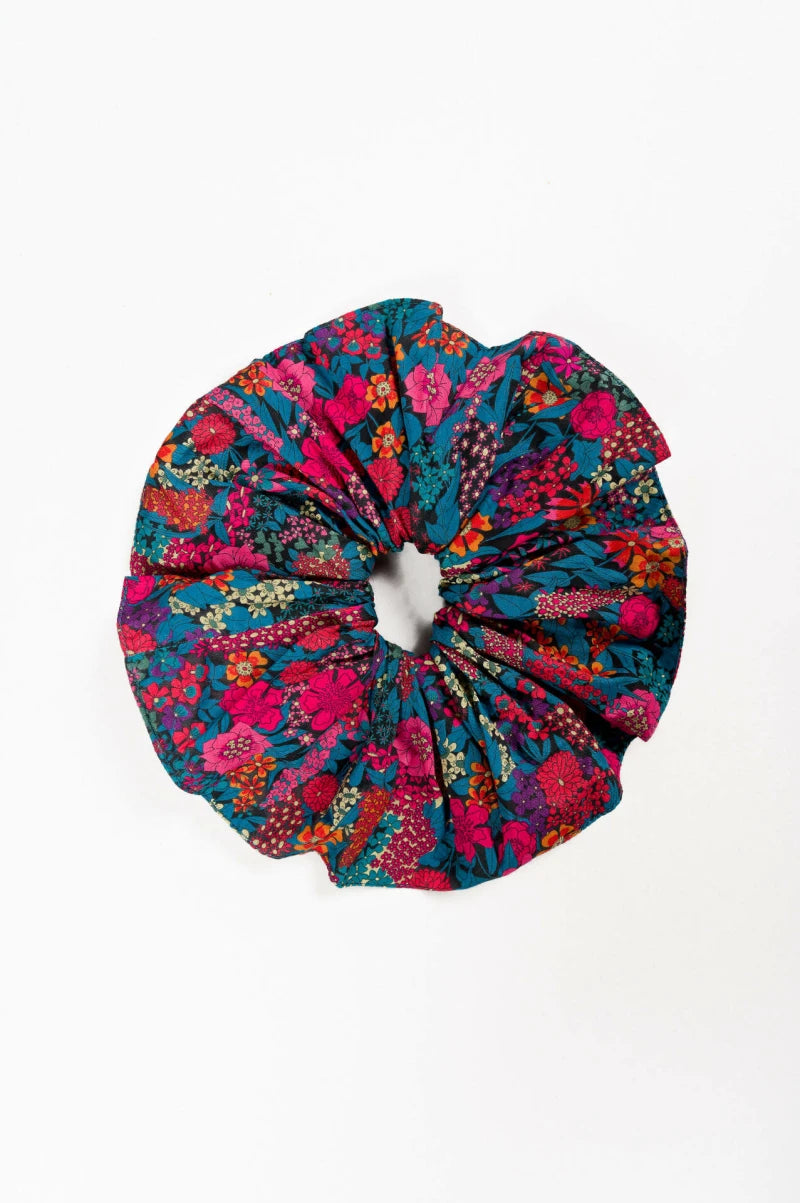 Big Floral Scrunchie