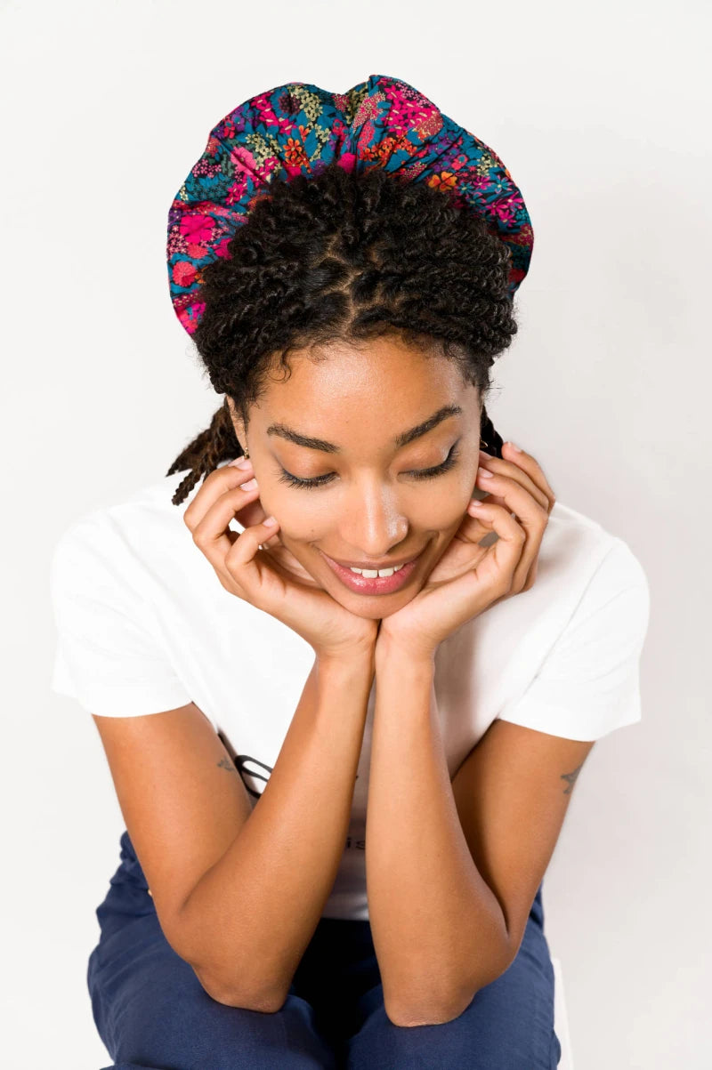 Big Floral Scrunchie