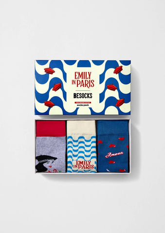 Pack de 3 Paire de chaussettes EMILY IN PARIS