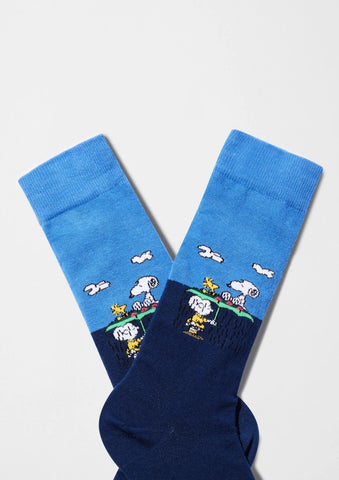 Chaussettes en coton bio Snoopy - Rain